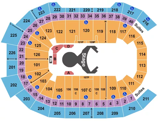 seating chart for Giant Center - Cirque du Soleil - Ovo - eventticketscenter.com