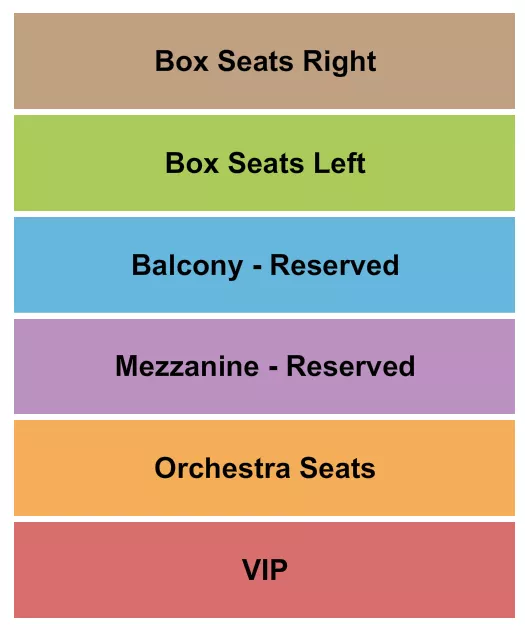 seating chart for Gichi-Ziibi Center For The Arts - RSV Balc/Mezz - eventticketscenter.com