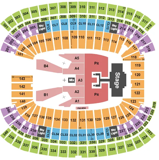 Gillette Stadium Concert Seating Chart Taylor Swift Two Birds Home