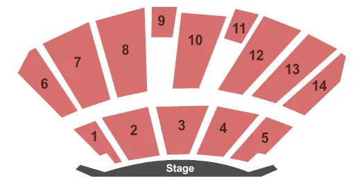 seating chart for Givens Performing Arts Center - End Stage - eventticketscenter.com