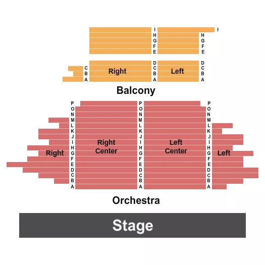 seating chart for Glendale Presbyterian Church - Endstage - eventticketscenter.com