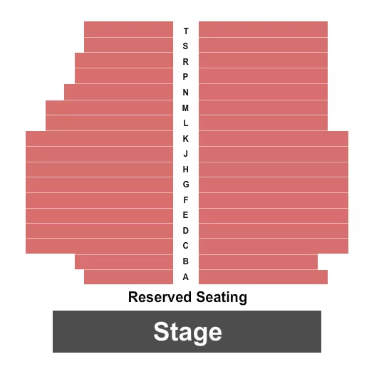 Endstage Seating Chart at Globe Iron. The chart shows the main floor/stage with seating options surrounding it, which are color coded