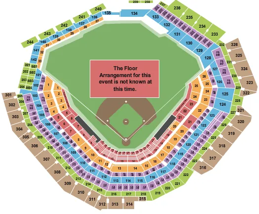seating chart for Globe Life Field - Generic Field - eventticketscenter.com