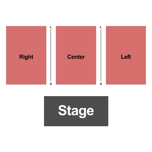seating chart for Gold Horse Casino - Endstage - eventticketscenter.com