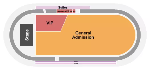 seating chart for Golden Gate Park - Endstage GA/PIT/Suites - eventticketscenter.com