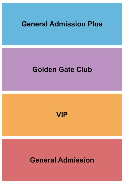 seating chart for Golden Gate Park - Outside Lands - eventticketscenter.com