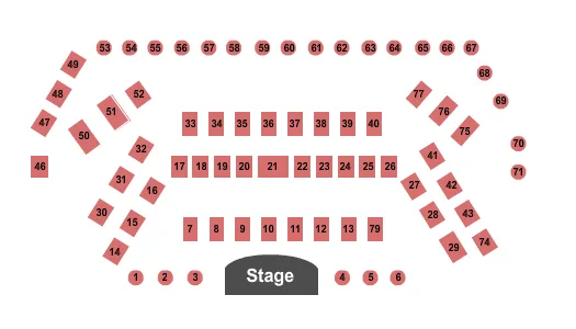 seating chart for Gotham Comedy Club - The Gotham All-Stars - eventticketscenter.com