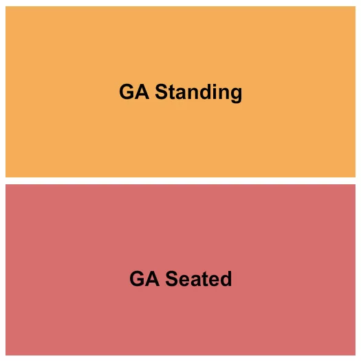 seating chart for Gothic Theatre - GA Standing/Seated - eventticketscenter.com