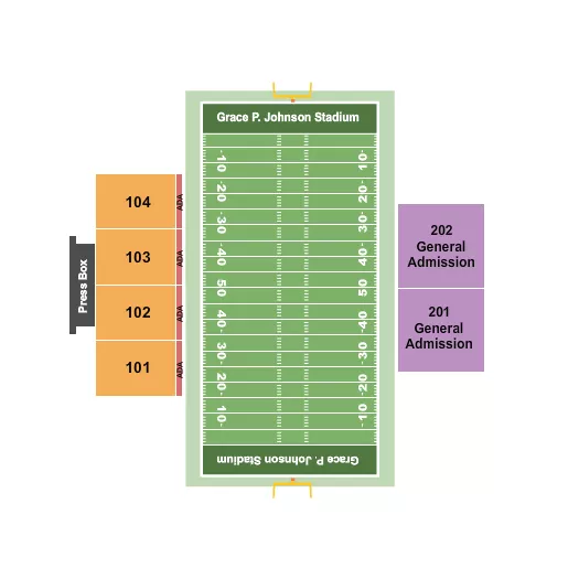 Football Seating Map