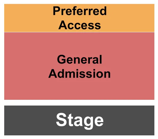 seating chart for Gramercy Theatre - General Admission & Preferred - eventticketscenter.com