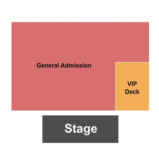 seating chart for Gramercy Theatre - GA & VIP Deck - eventticketscenter.com