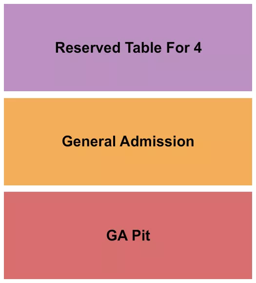 seating chart for Granada - Lawrence - GA/Pit/Reserved - eventticketscenter.com