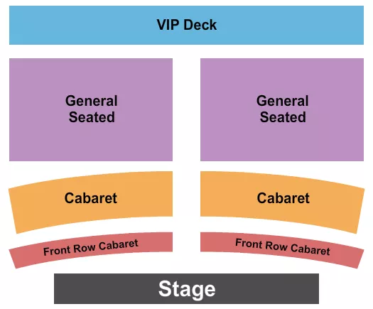 seating chart for Grand Annex - Cabaret - eventticketscenter.com