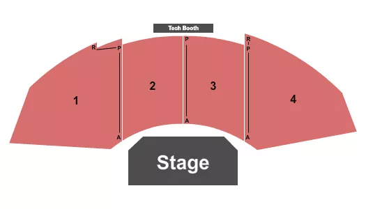 seating chart for Grand Ballroom at The Collective - Endstage - eventticketscenter.com