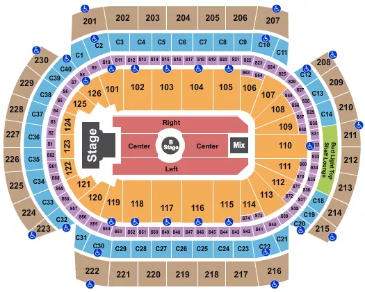 seating chart for Grand Casino Arena - Melanie Martinez - eventticketscenter.com