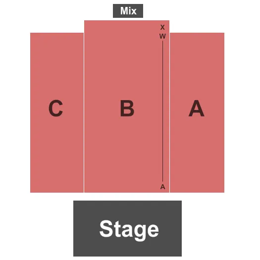 seating chart for Graceland Soundstage - Lynyrd Skynyrd - eventticketscenter.com