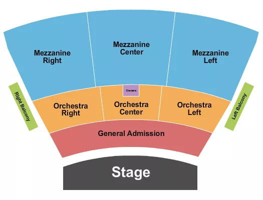 seating chart for Grand Sierra Resort Amphitheatre - Endstage GA - eventticketscenter.com