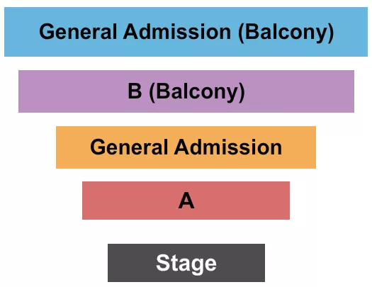 seating chart for Grandel Theatre - Candlelight - eventticketscenter.com