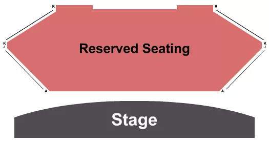 seating chart for Granville Arts Center - Endstage 2 - eventticketscenter.com