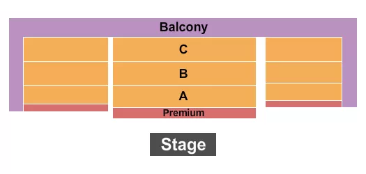 seating chart for Great Aunt Stella Center - Candlelight Prem - eventticketscenter.com