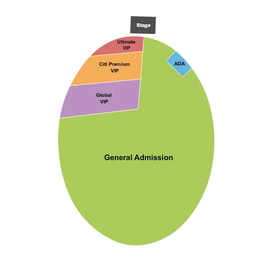 seating chart for Great Lawn At Central Park - Global Citizen Festival - eventticketscenter.com