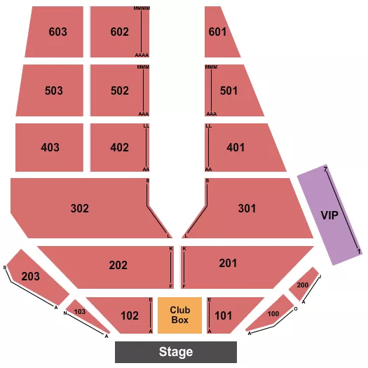 seating chart for Great Park Live - Endstage 3 - eventticketscenter.com