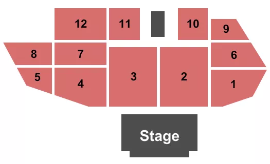 seating chart for Great Park Live - Endstage 5 - eventticketscenter.com