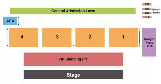 seating chart for Great Park Live - Endstage GA/VIP 2 - eventticketscenter.com