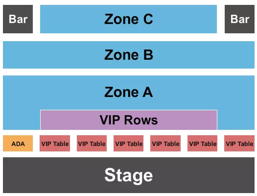 seating chart for Great Star Theater - Endstage 2 - eventticketscenter.com