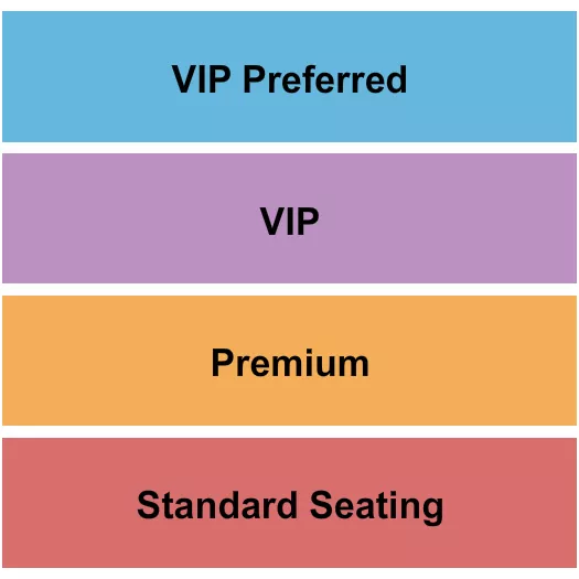 seating chart for Great Star Theater - Standard/Premium/VIP/Preferred - eventticketscenter.com