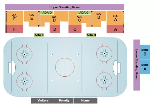 Hockey Seating Map