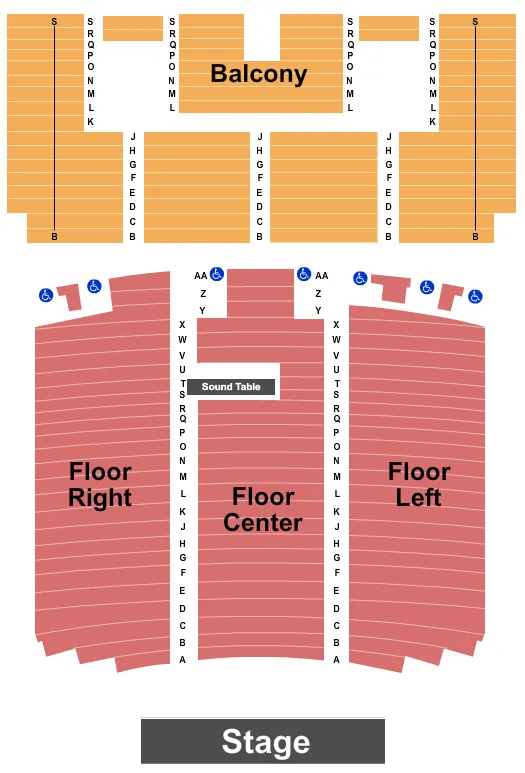 seating chart for Greenville Municipal Auditorium - Endstage 2 - eventticketscenter.com