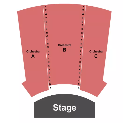 seating chart for Greg Rowles Legacy Theatre - Endstage - eventticketscenter.com