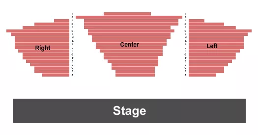 seating chart for Gretna Theater - Endstage - eventticketscenter.com