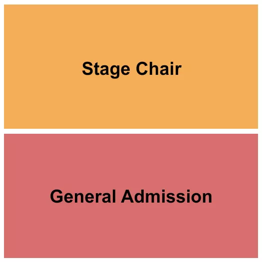seating chart for Gretna Theater - GA/Stage Chair - eventticketscenter.com