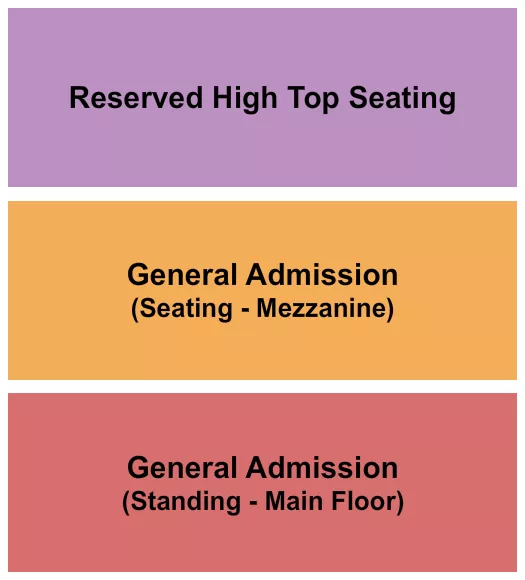 seating chart for Grewal Hall at 224 - GA/Reserved - eventticketscenter.com
