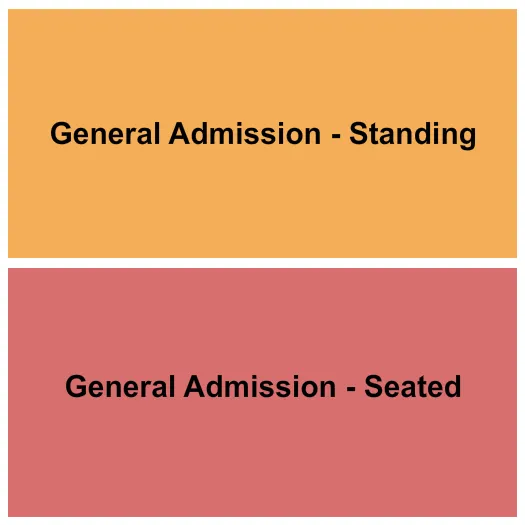 seating chart for Grey Eagle - GA Seated/Standing - eventticketscenter.com