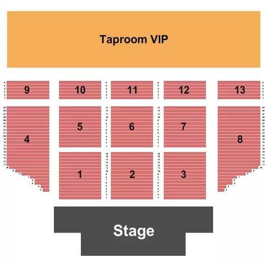 seating chart for Grind City Amphitheater - Endstage Tap - eventticketscenter.com