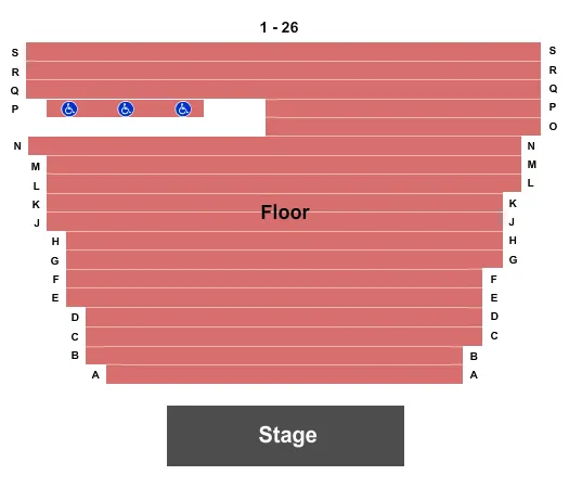 seating chart for Guignol Theater  - Endstage - eventticketscenter.com