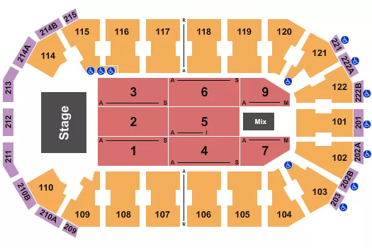 seating chart for HEB Center at Cedar Park - Crime Junkie - eventticketscenter.com