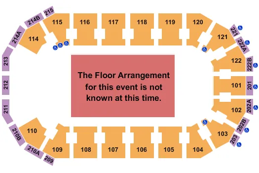 seating chart for HEB Center at Cedar Park - Generic Floor - eventticketscenter.com