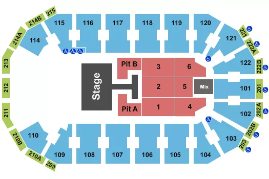 seating chart for HEB Center at Cedar Park - Marca Registrada - eventticketscenter.com