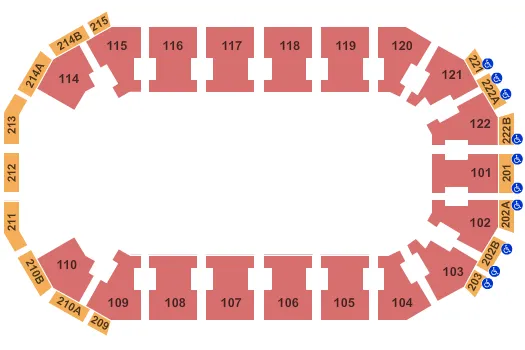seating chart for HEB Center at Cedar Park - Open Floor - eventticketscenter.com