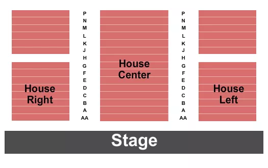 seating chart for Haas Stage - People's Light & Theatre - Endstage - eventticketscenter.com