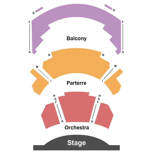 seating chart for Hammer Theatre Center - End Stage - eventticketscenter.com