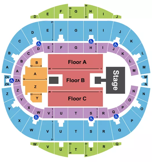 seating chart for Hampton Coliseum - Brandy - eventticketscenter.com