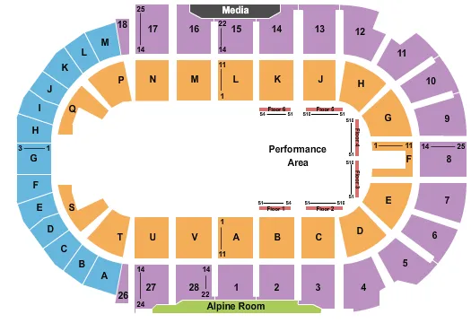 seating chart for TD Station - Cirque Du Soleil - Crystal - eventticketscenter.com