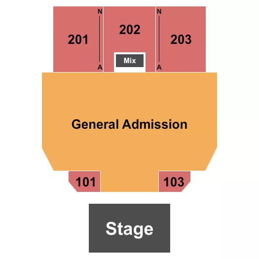seating chart for Hard Rock Hotel & Casino - Ottawa - Endstage with GA - eventticketscenter.com