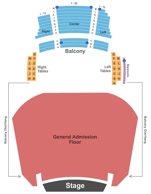 seating chart for Hard Rock Live - Orlando - Endstage GA Floor - eventticketscenter.com