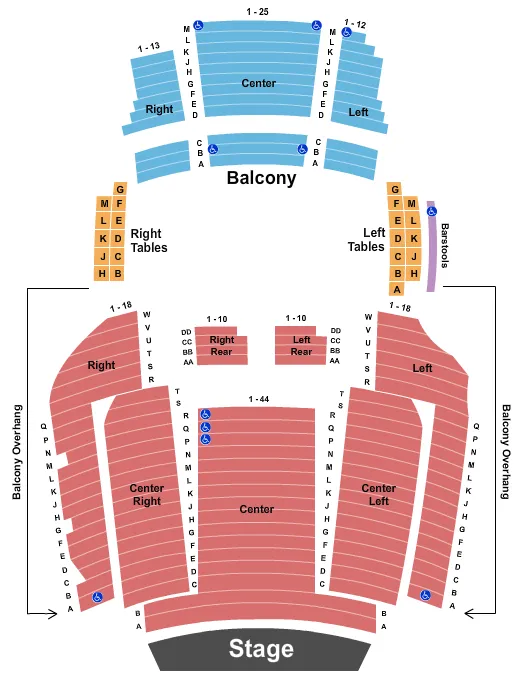 seating chart for Hard Rock Live - Orlando - End Stage - eventticketscenter.com